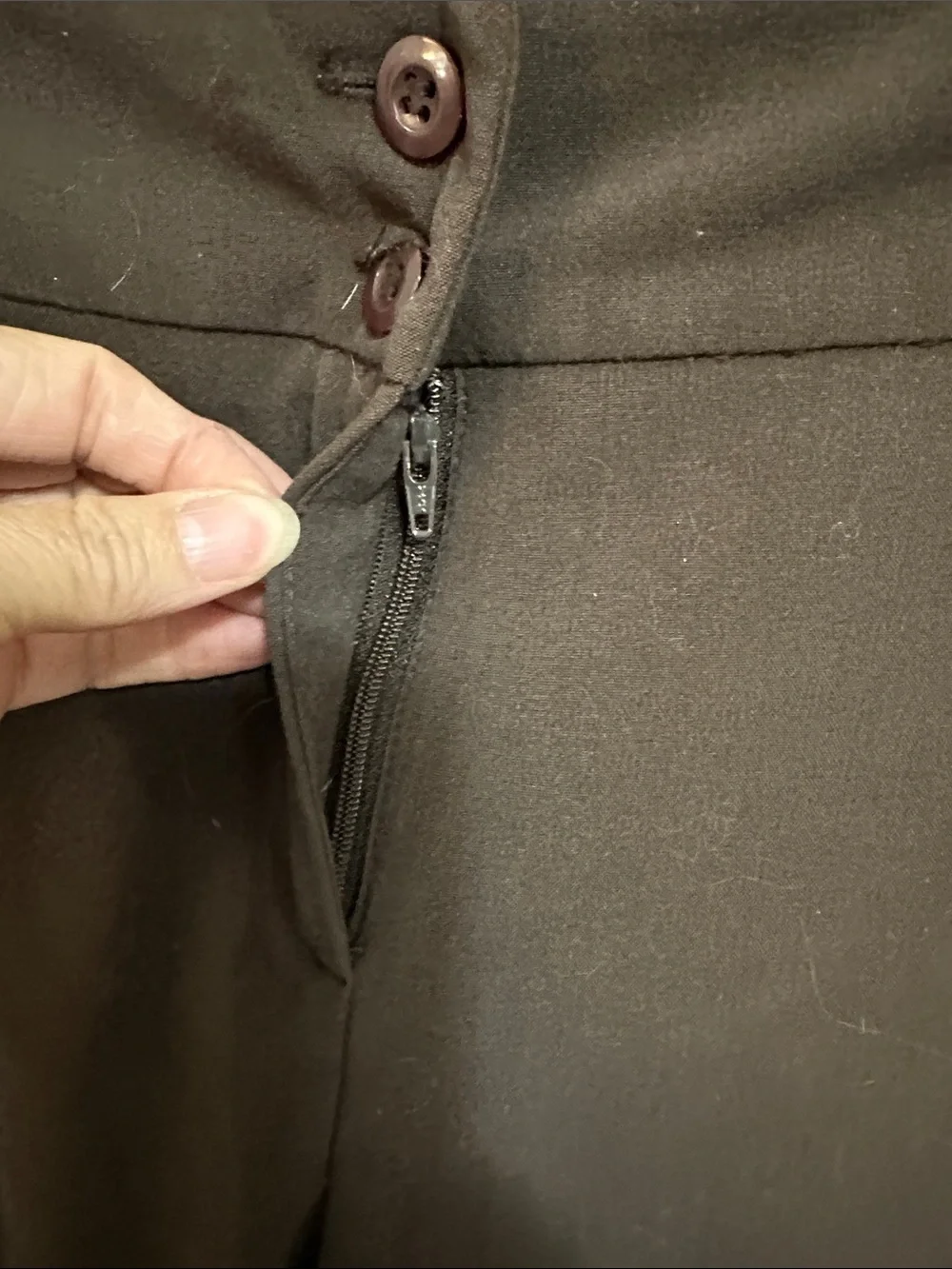 Women's Brown Boot-Cut Dress Pants